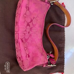 Vintage Coach Pink Handbag